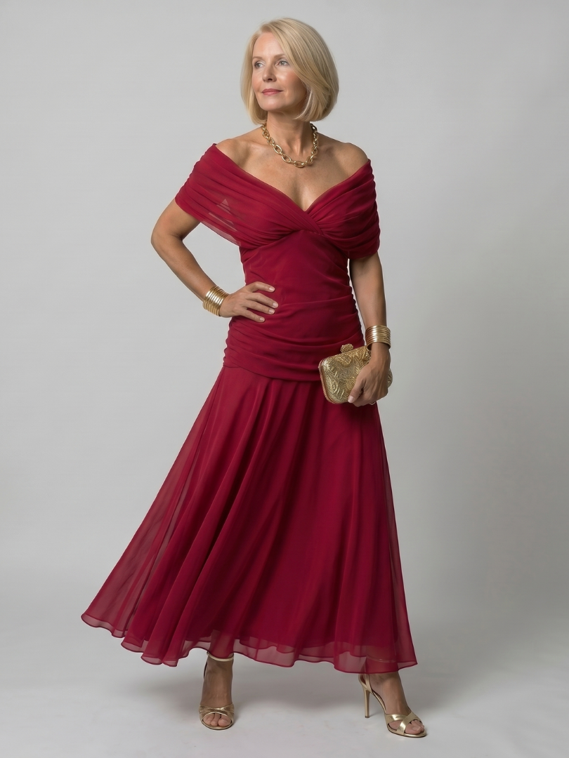 Veronique™ Elegancka Hiszpańska Sukienka Maxi