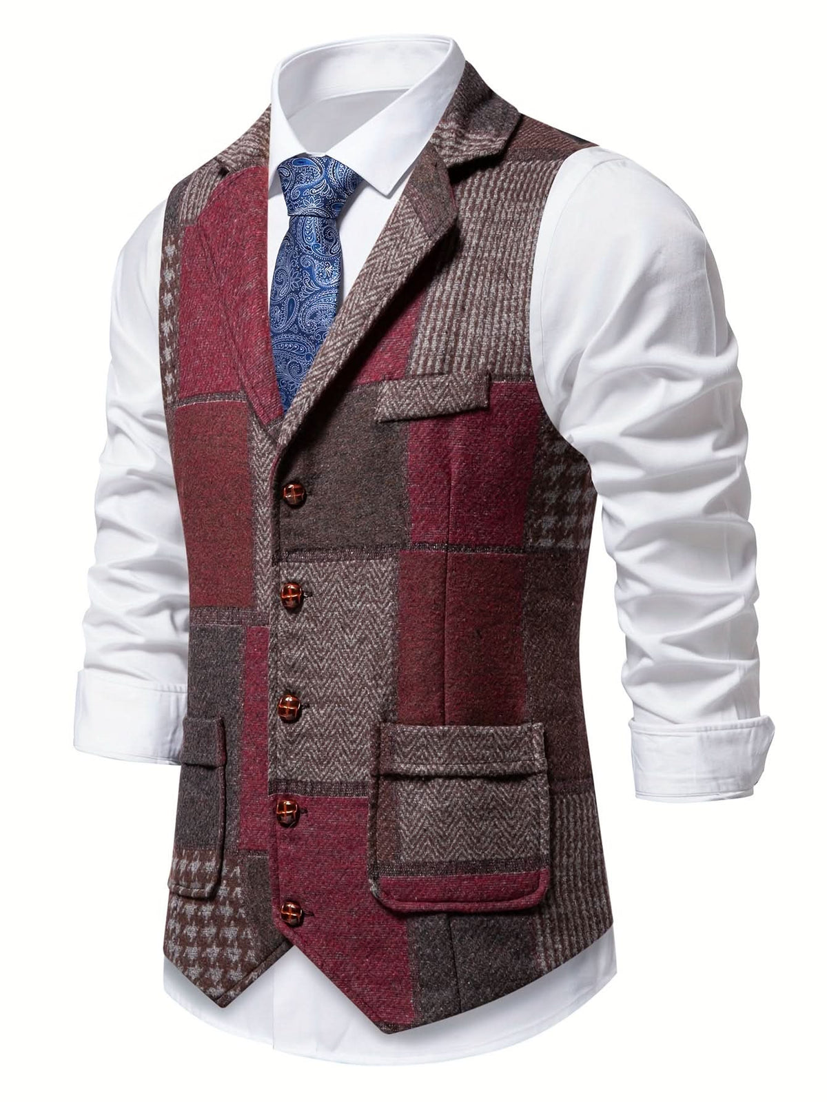 Kamizelka Caldwell Herringbone