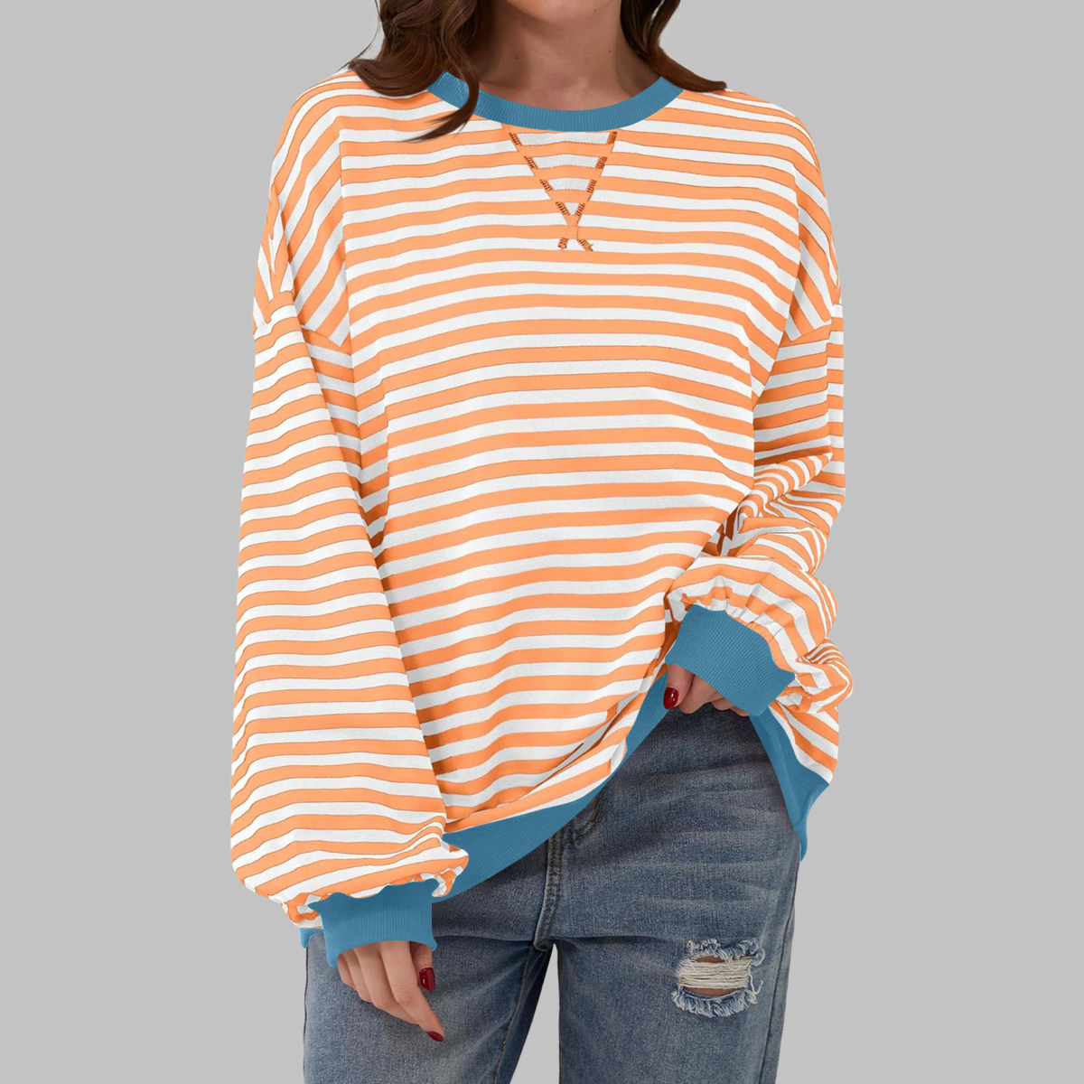 Elara – sweter w paski