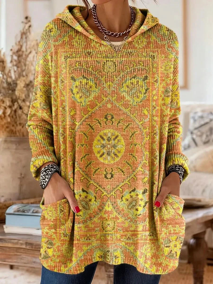 LOWENNA Tunika Boho z Kapturem