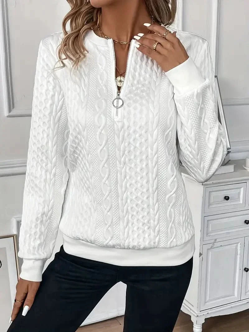 Amy | Sweter z zamkiem