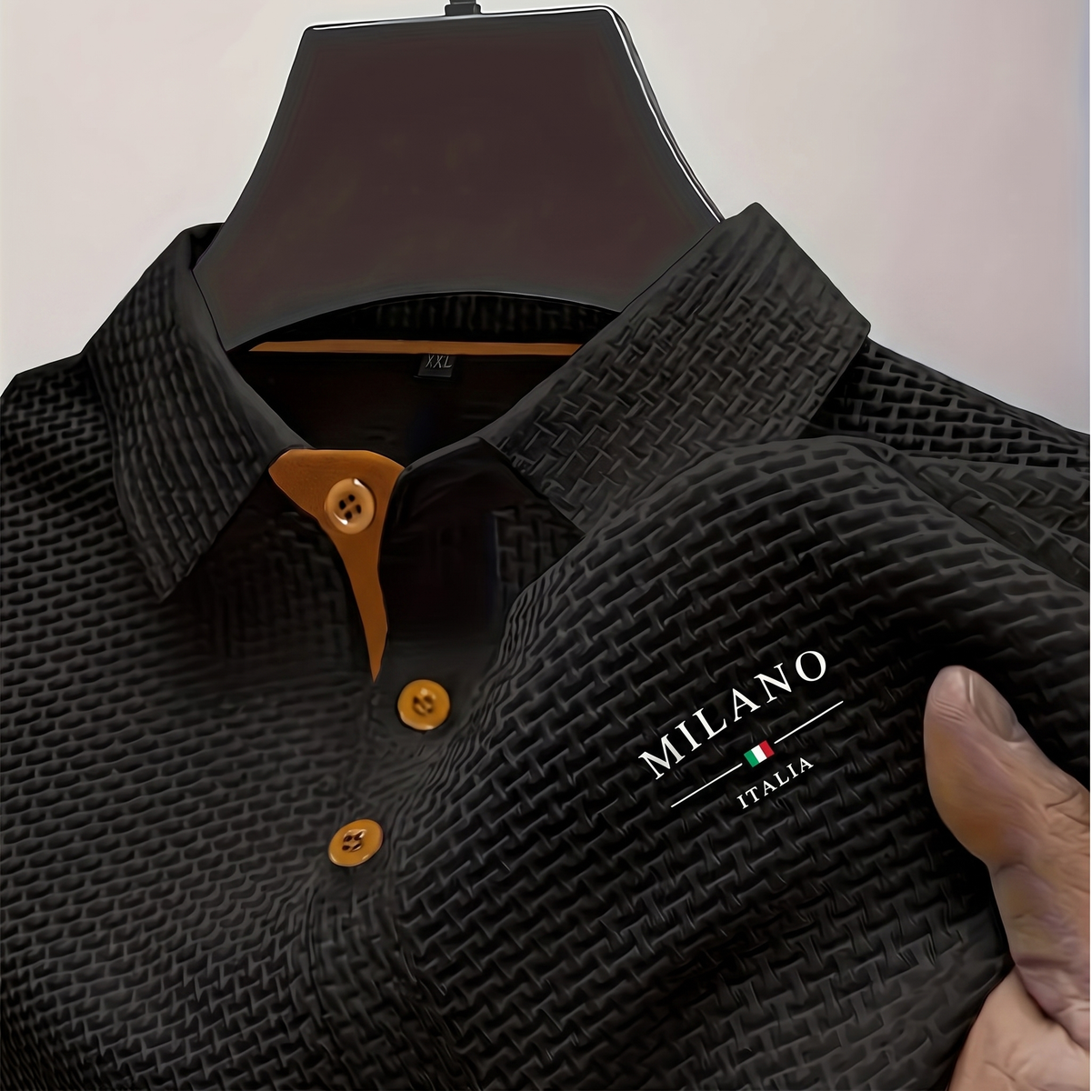 Braemore – dzianinowa koszulka polo