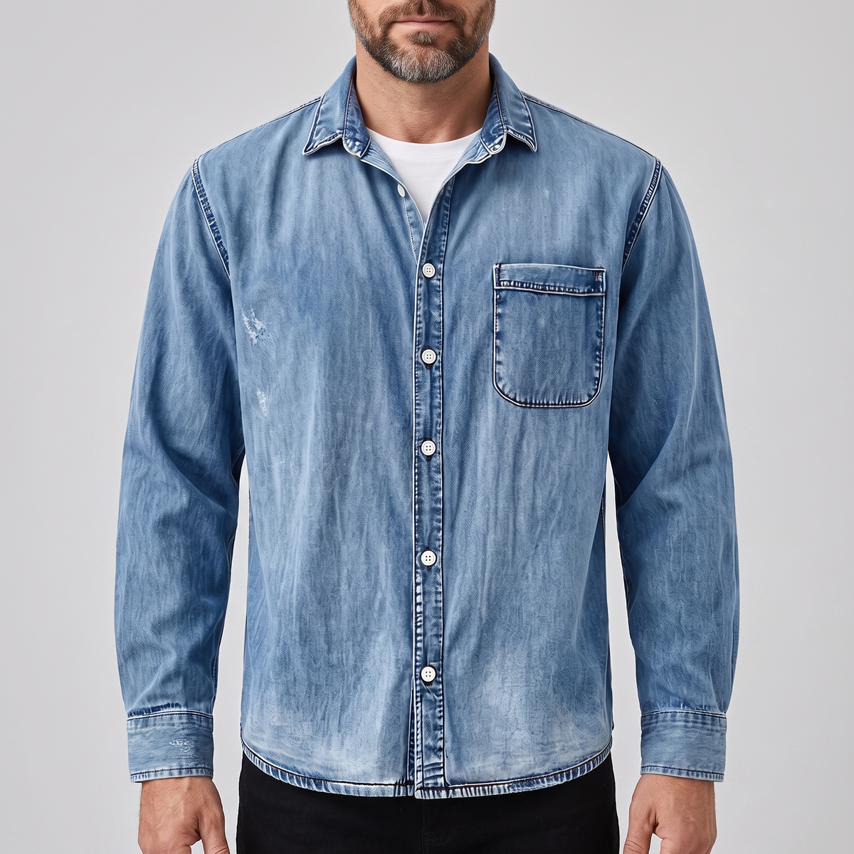 WESTBROOK Koszula jeansowa vintage