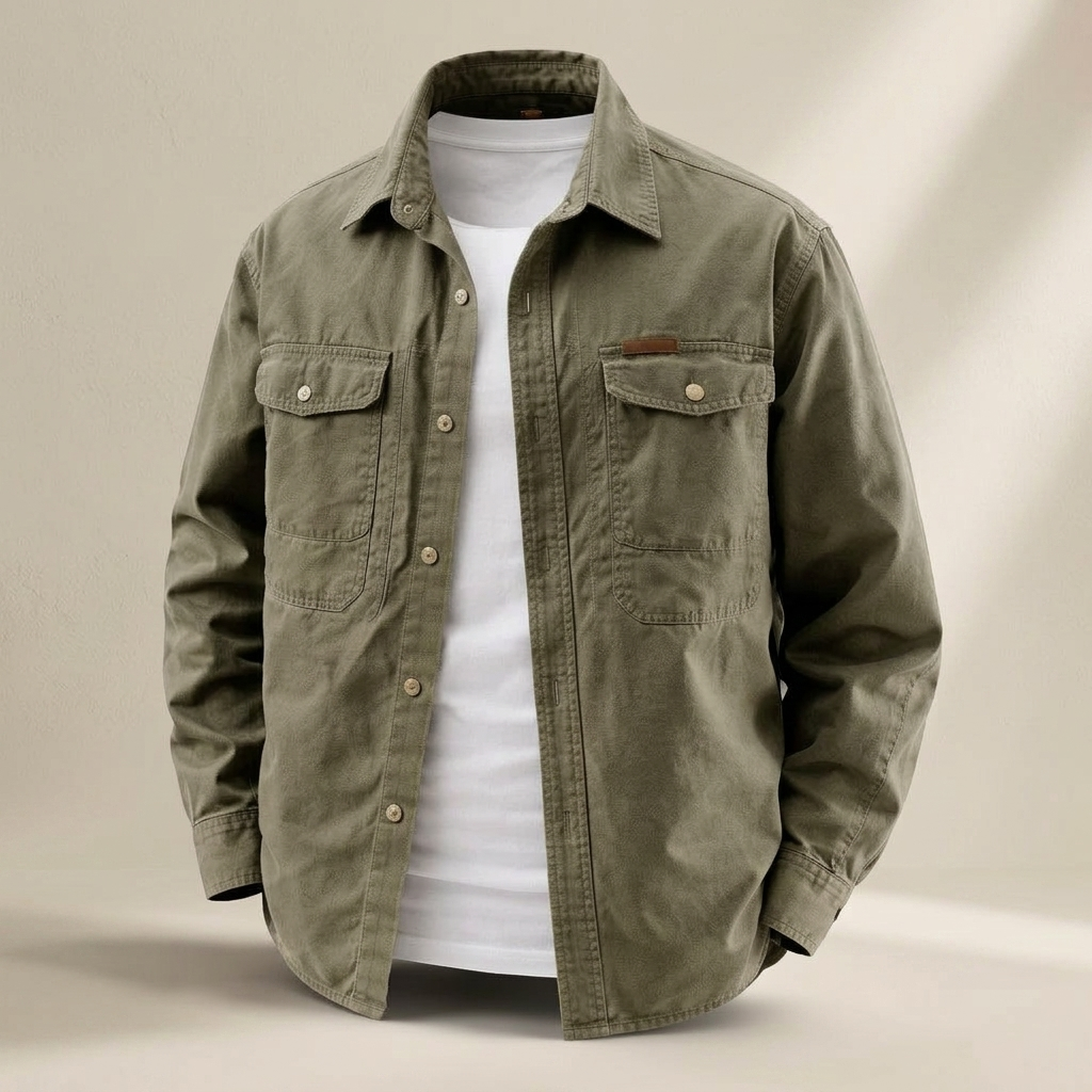 ROTHERFIELD Bawełniana Koszula Overshirt