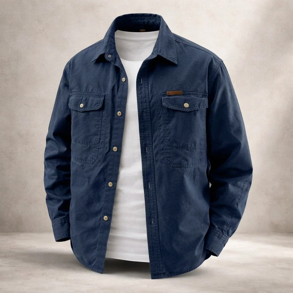 ROTHERFIELD Bawełniana Koszula Overshirt