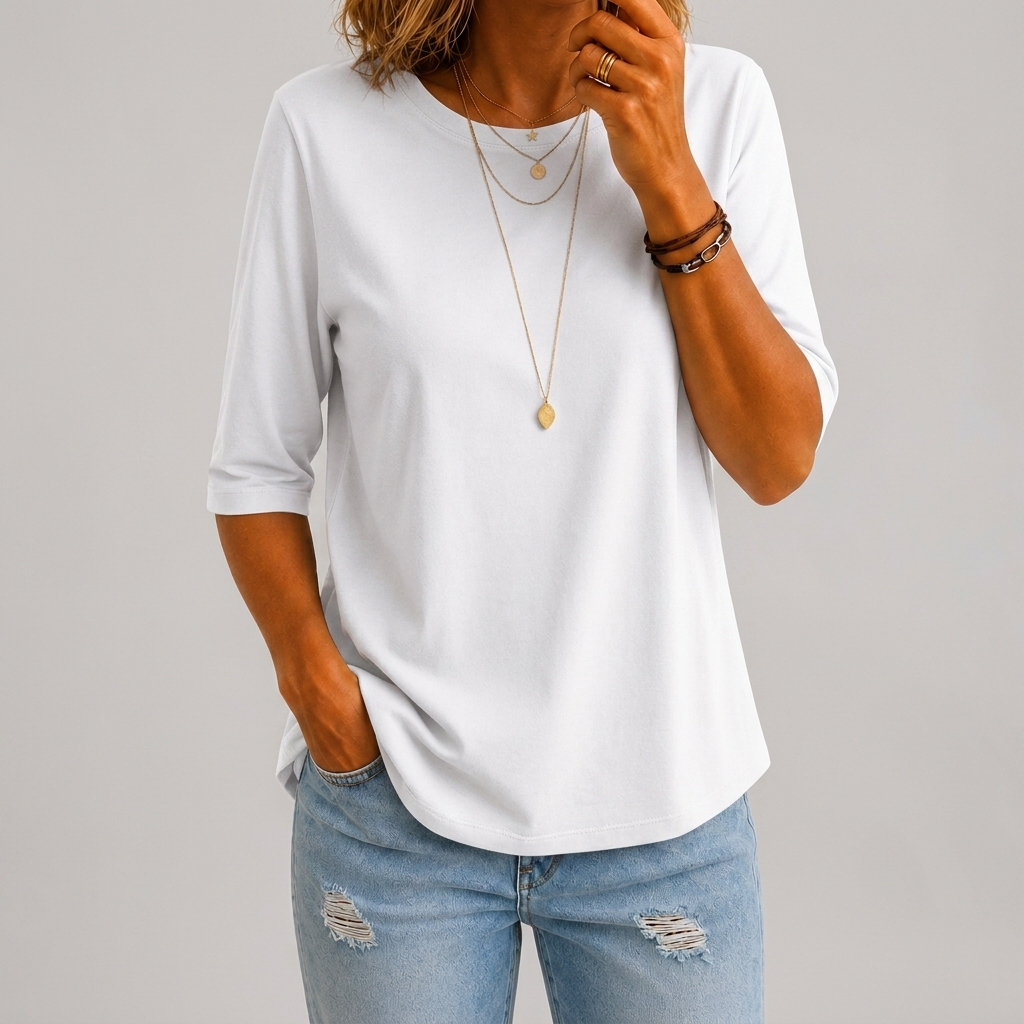 HAVERLEIGH T-shirt codzienny komfort