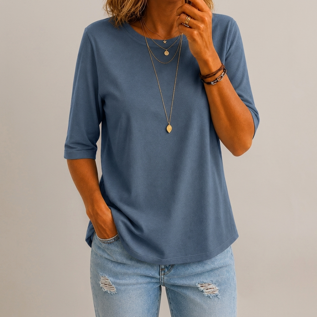 HAVERLEIGH T-shirt codzienny komfort