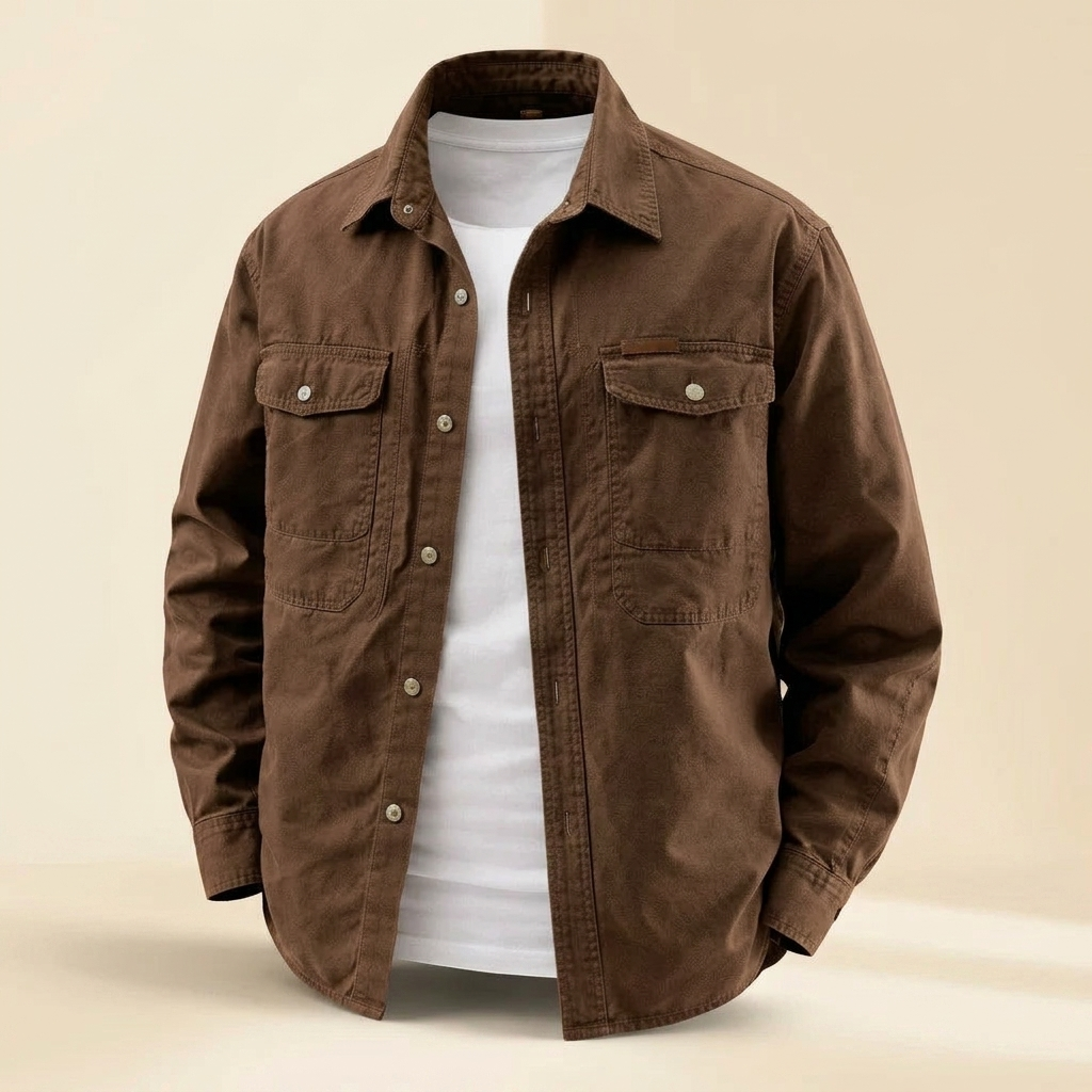 ROTHERFIELD Bawełniana Koszula Overshirt