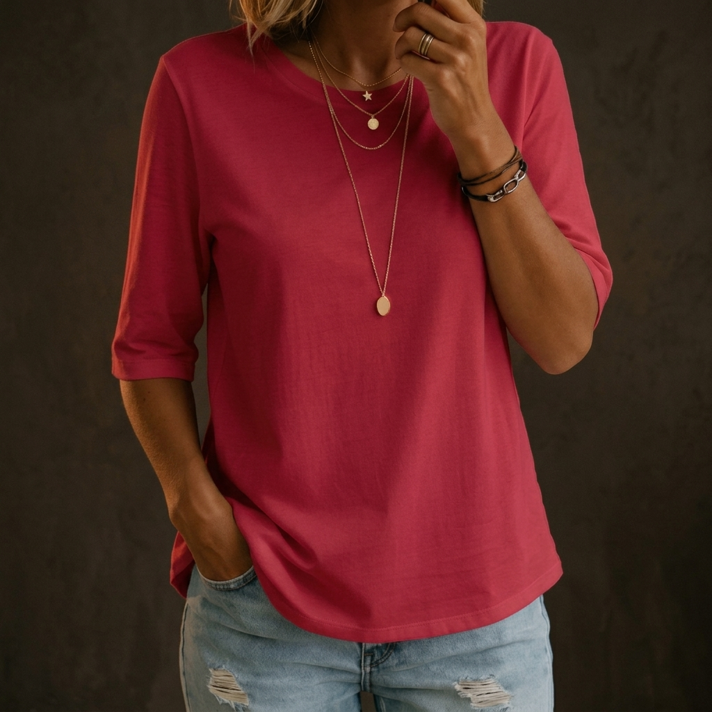 FELBRIGG PODSTAWOWY T-SHIRT Z BAWEŁNY