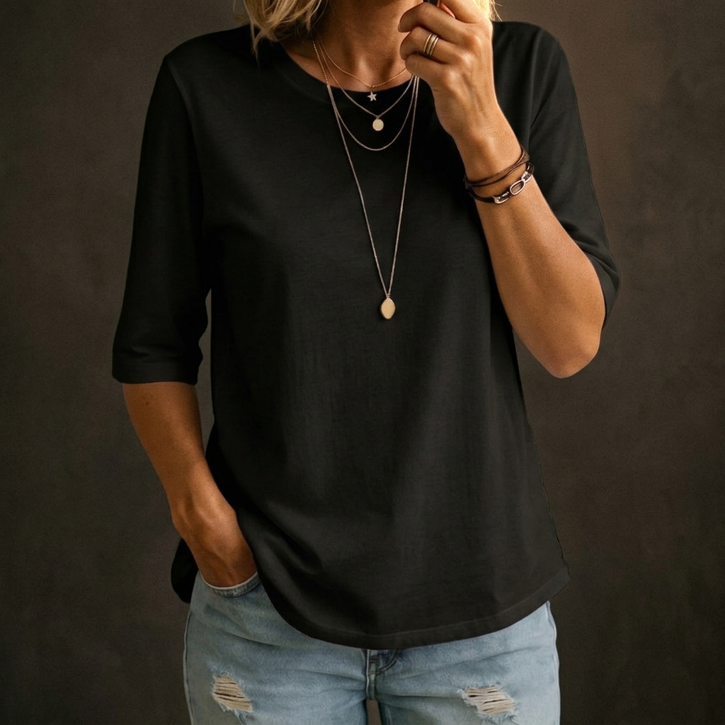FELBRIGG PODSTAWOWY T-SHIRT Z BAWEŁNY