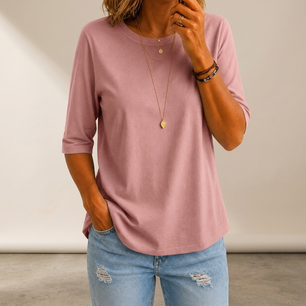 HAVERLEIGH T-shirt codzienny komfort