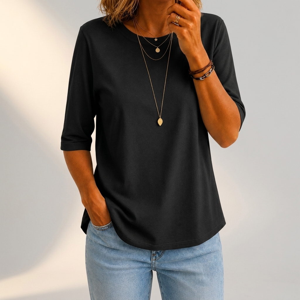 HAVERLEIGH T-shirt codzienny komfort