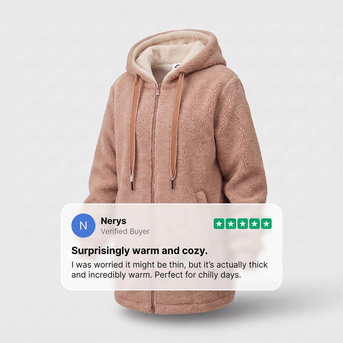 Amelie – sweter z dekoltem w serek, luźny krój