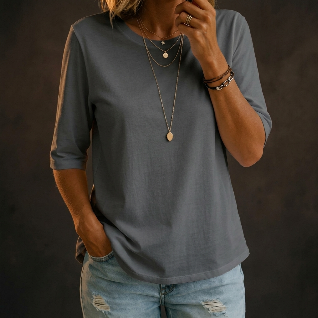 FELBRIGG PODSTAWOWY T-SHIRT Z BAWEŁNY