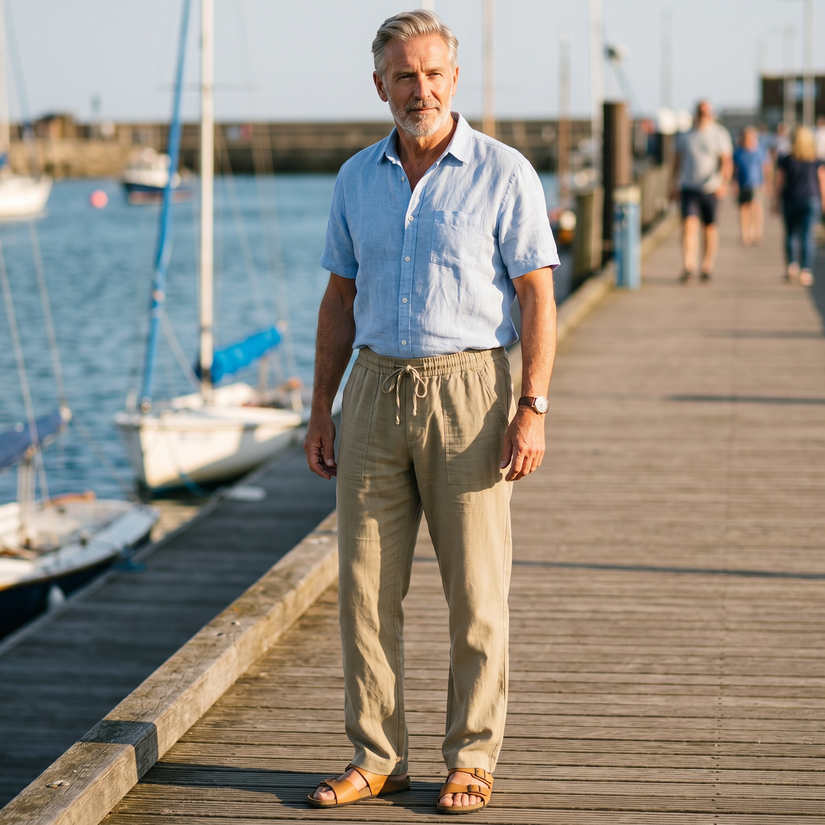 HASTINGS codzienne letnie spodnie