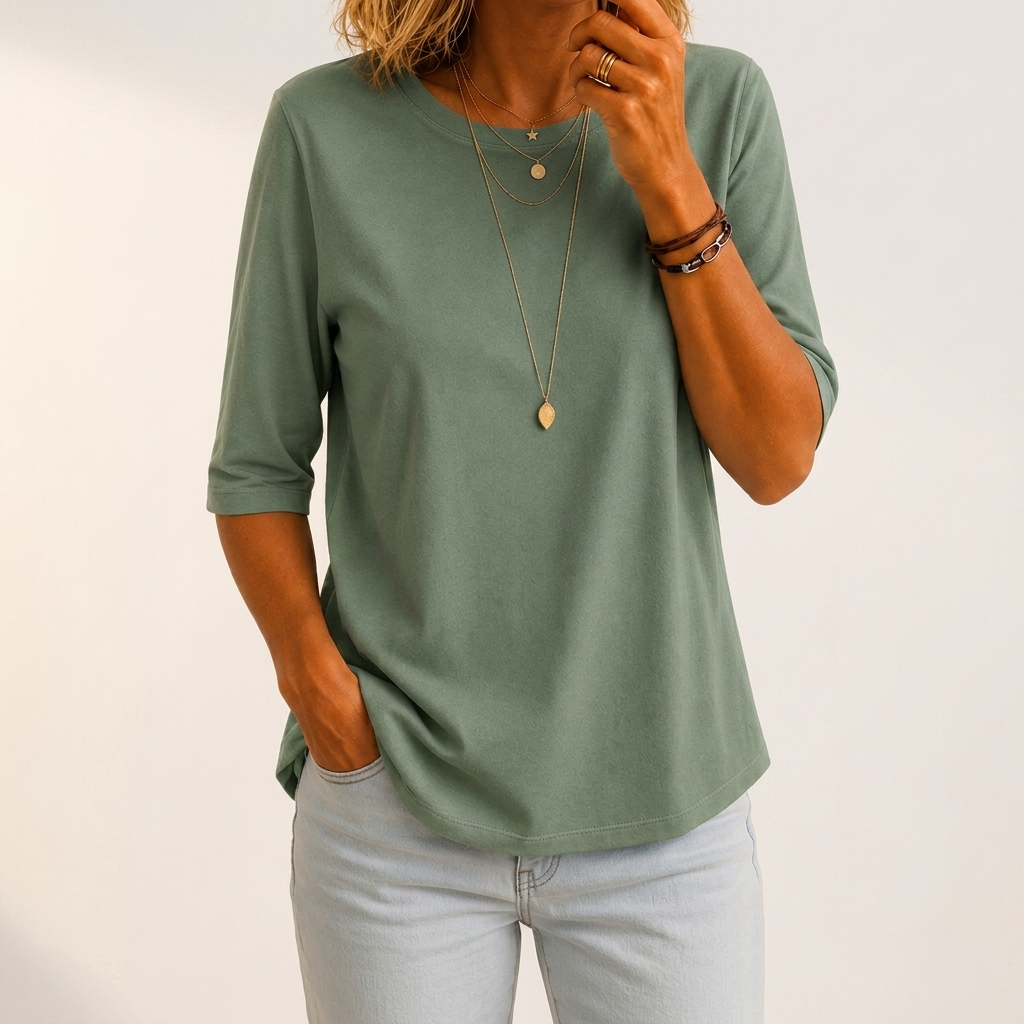 HAVERLEIGH T-shirt codzienny komfort