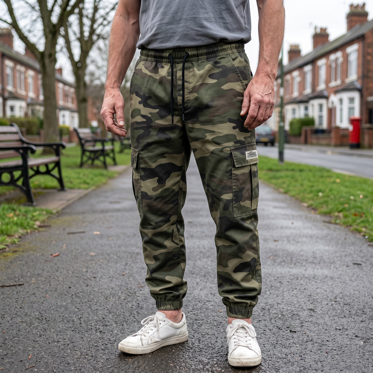 Stormwick joggery cargo w kamuflażu
