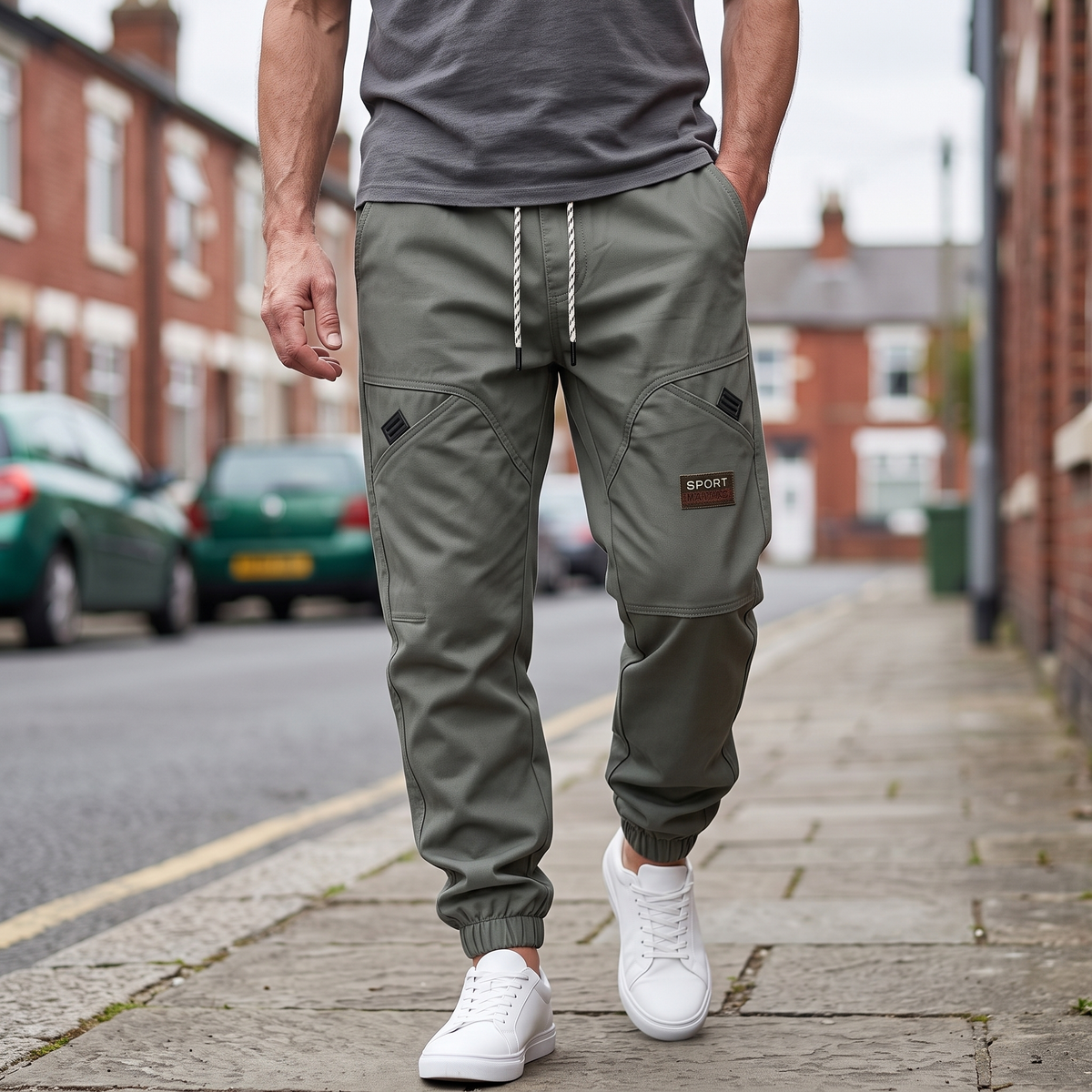 RADLEY ZWĘŻANE JOGGERY KOMFORTOWE
