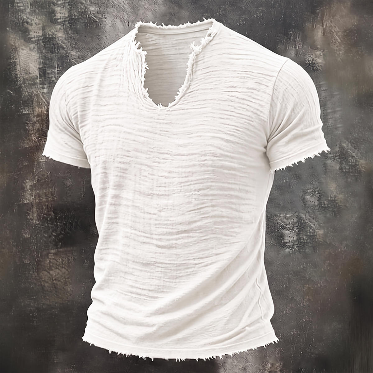 T-shirt o luźnym kroju