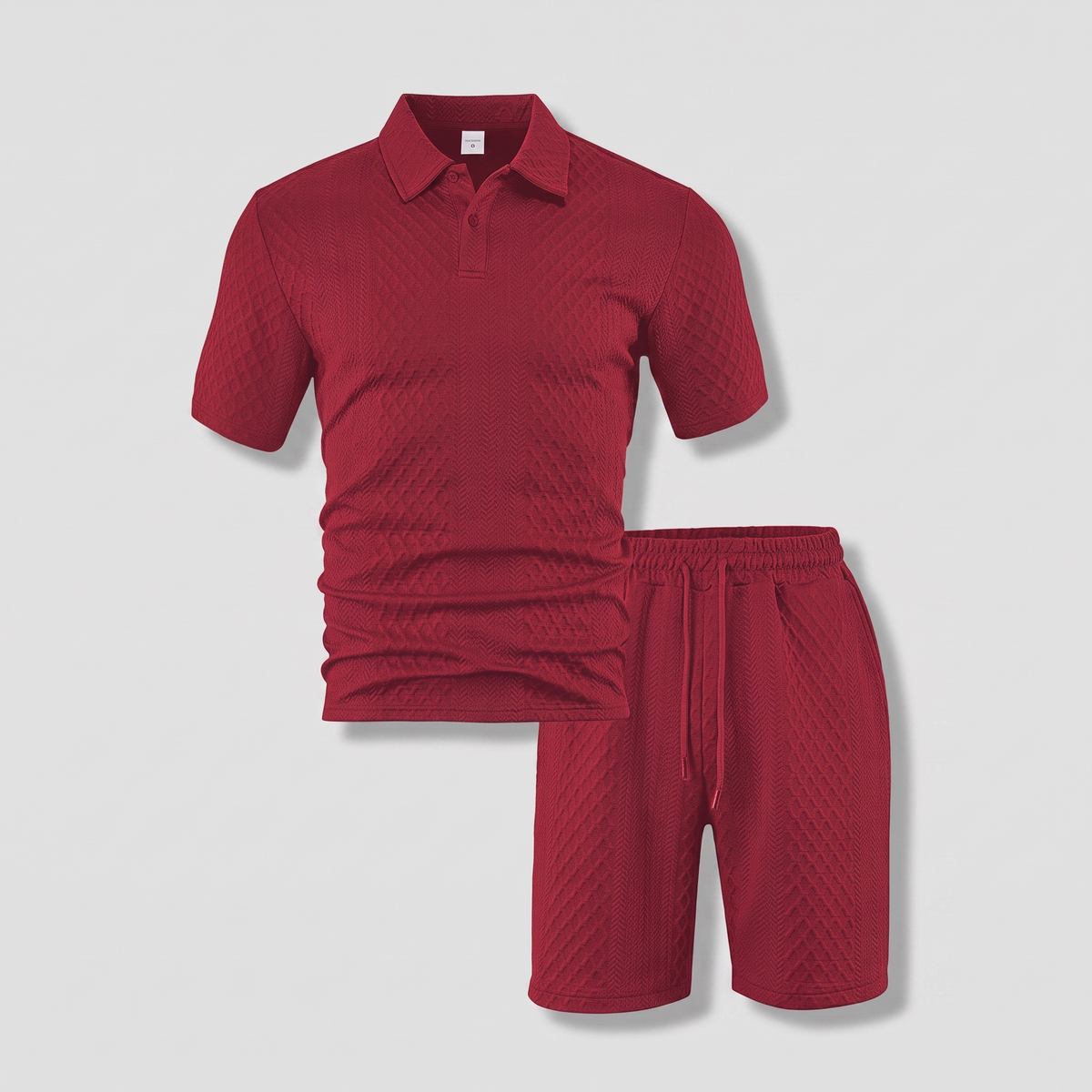 Montford komplet polo z żakardem