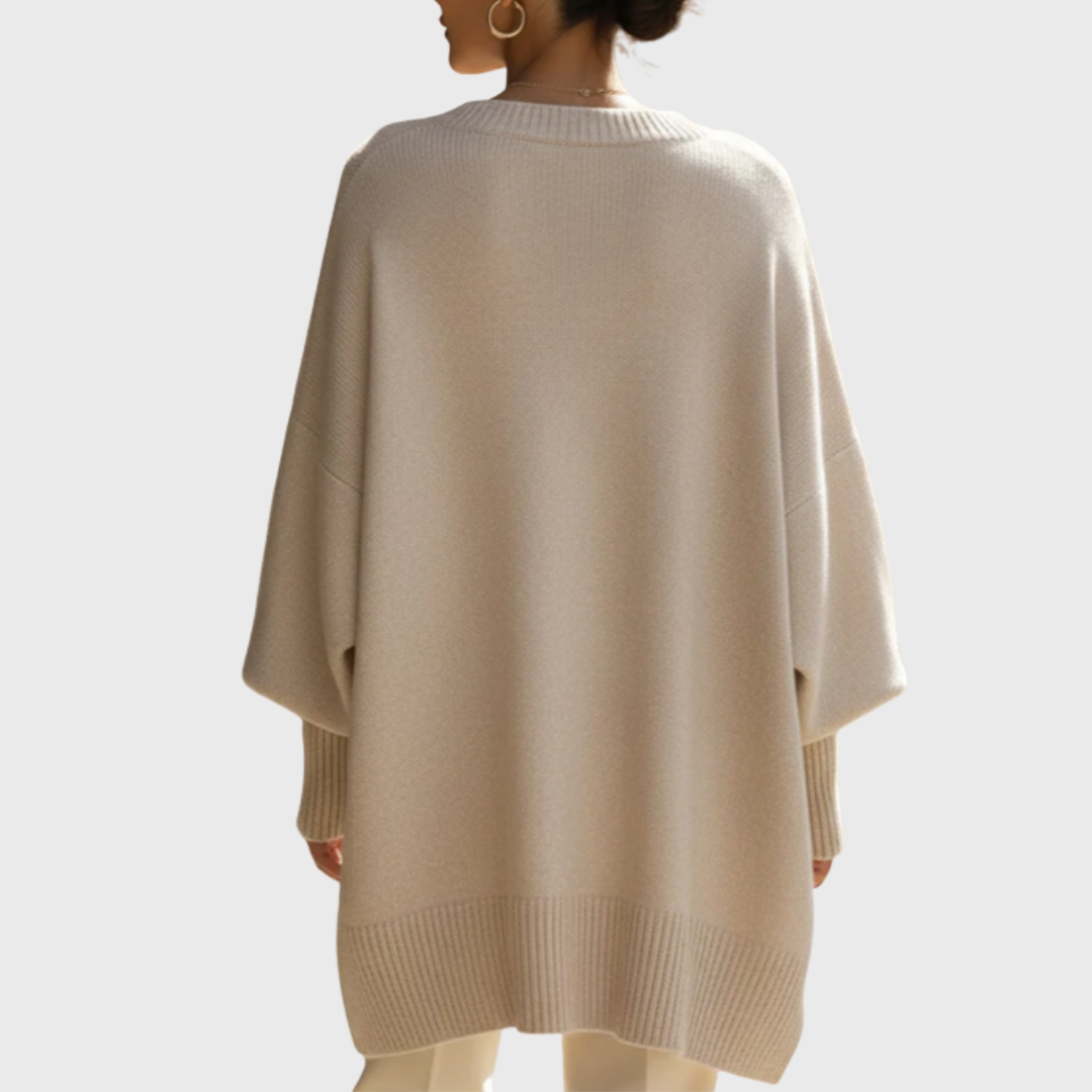 Clara – oversize'owy pulower bawełniany
