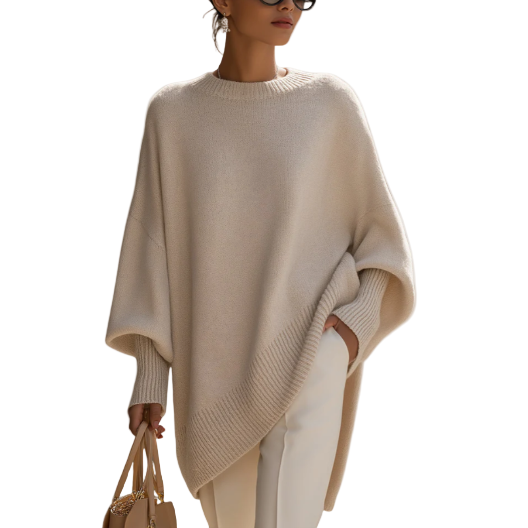 Clara – oversize'owy pulower bawełniany