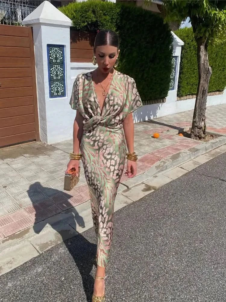 Sukienka midi Florence Copper