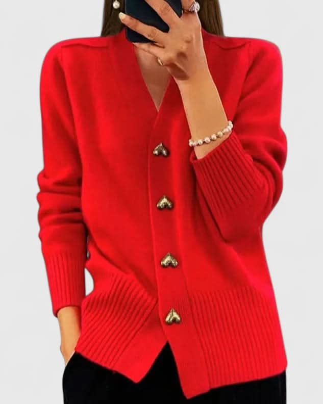 Bella elegancki kardigan dzianinowy