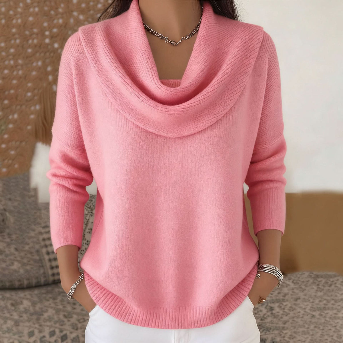 Aveline – sweter z miękkiej bawełny
