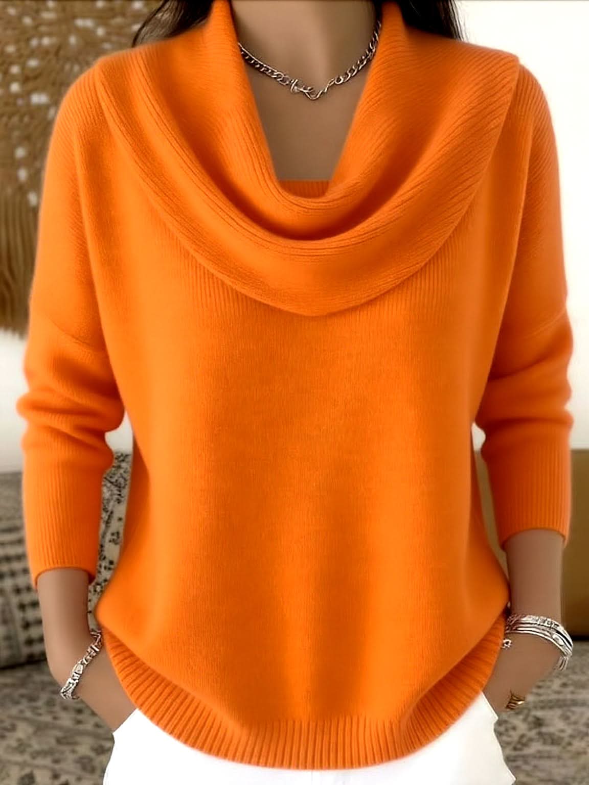 Aveline – sweter z miękkiej bawełny