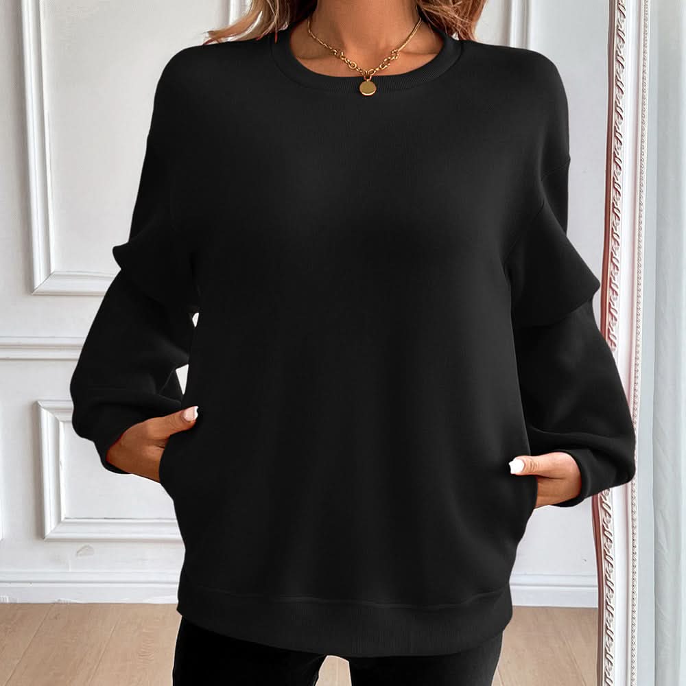 HAVEN Bluza z mieszanki bawełny