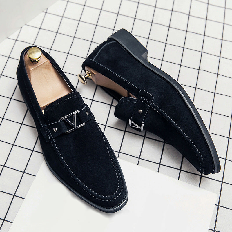 Greta™ Eleganckie Z Geometryczną Klamrą Loafersy