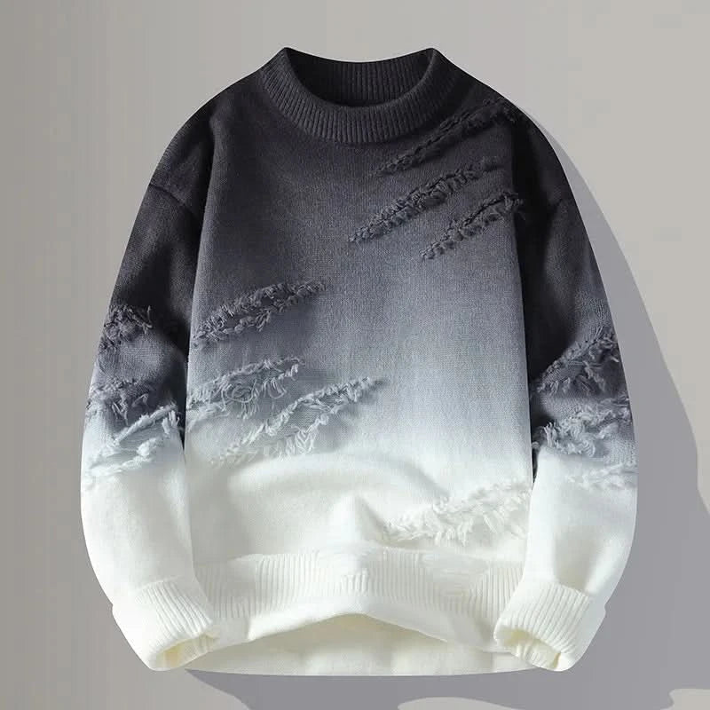 Corvin – sweter z przetarciami