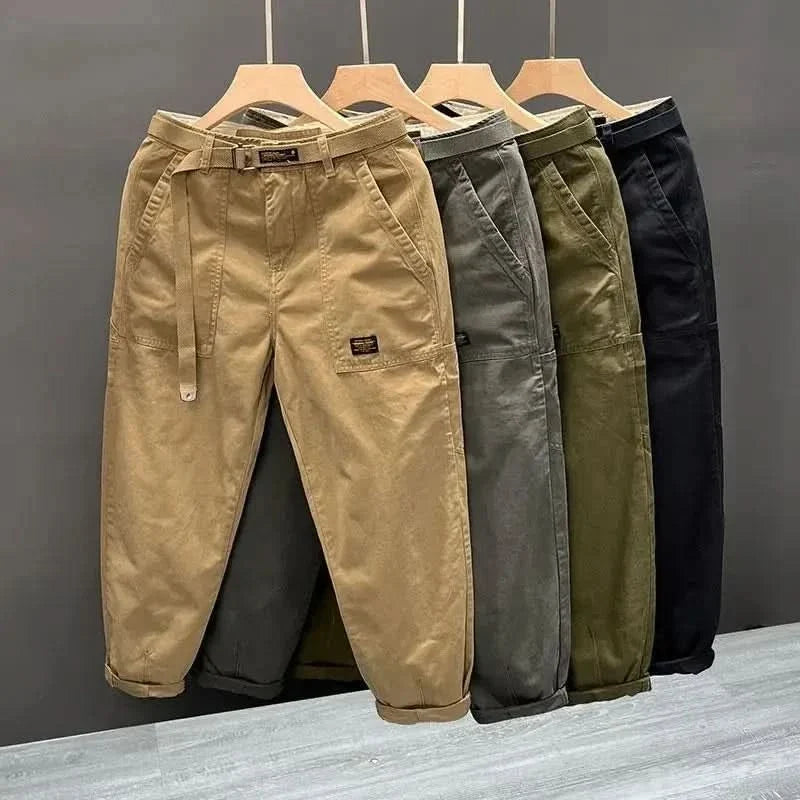 ASHBOURNE spodnie bawełniane w stylu retro