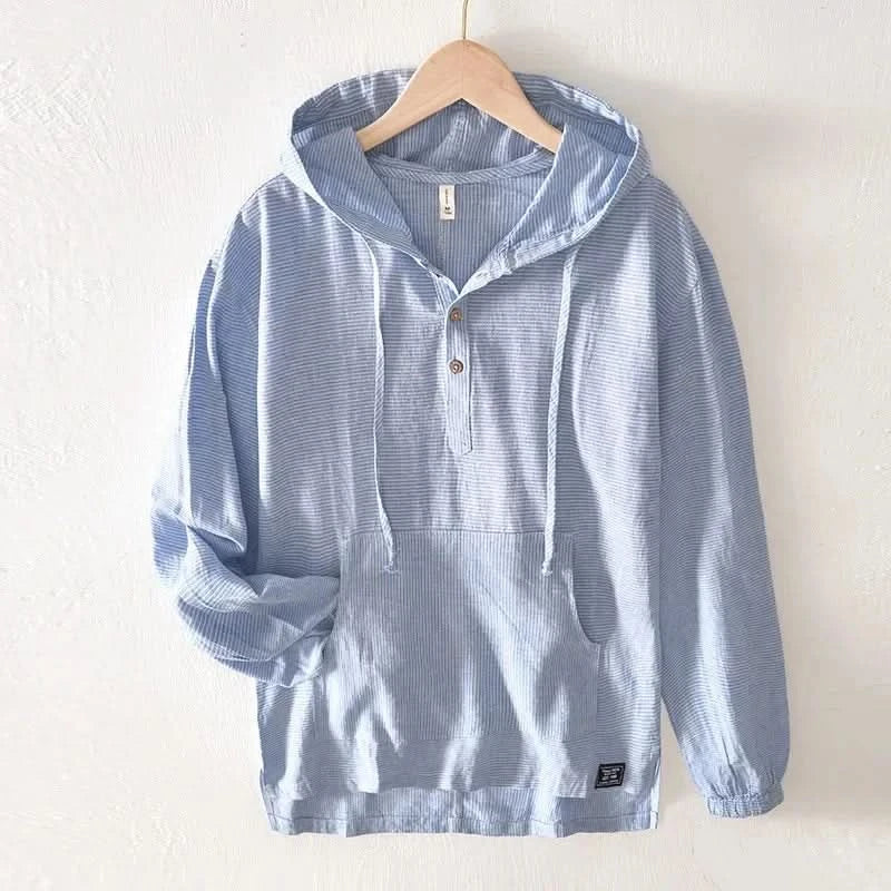 Bluza z kapturem Andora z lnu