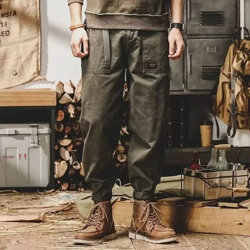 ASHBOURNE spodnie bawełniane w stylu retro