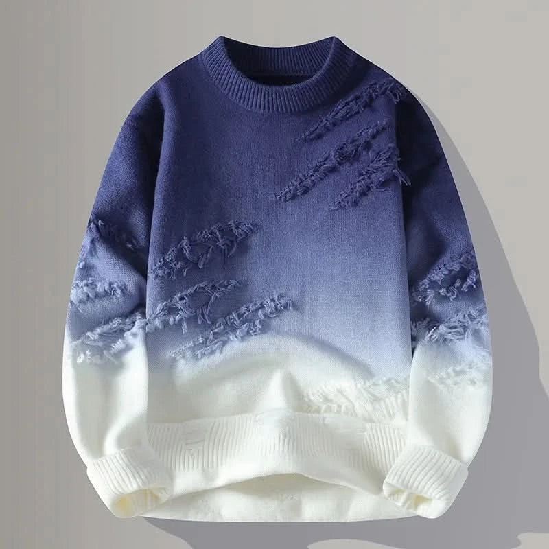 Corvin – sweter z przetarciami
