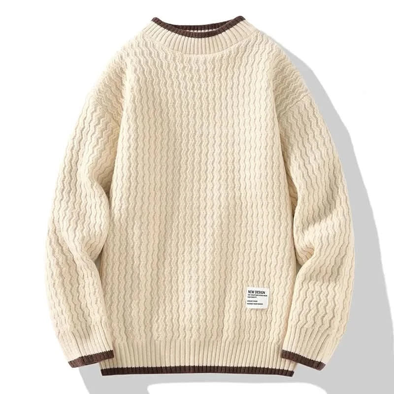 Sweter RHETTFORD z warkoczowym splotem