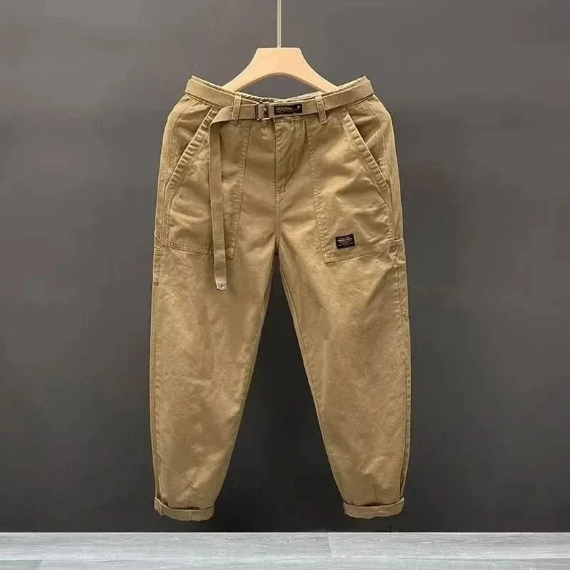 ASHBOURNE spodnie bawełniane w stylu retro