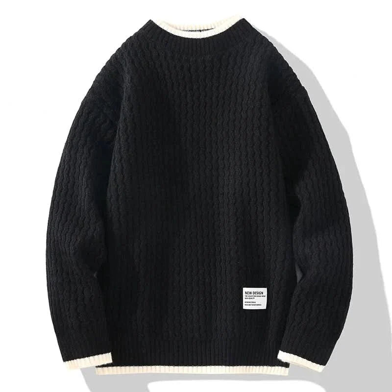 Sweter RHETTFORD z warkoczowym splotem