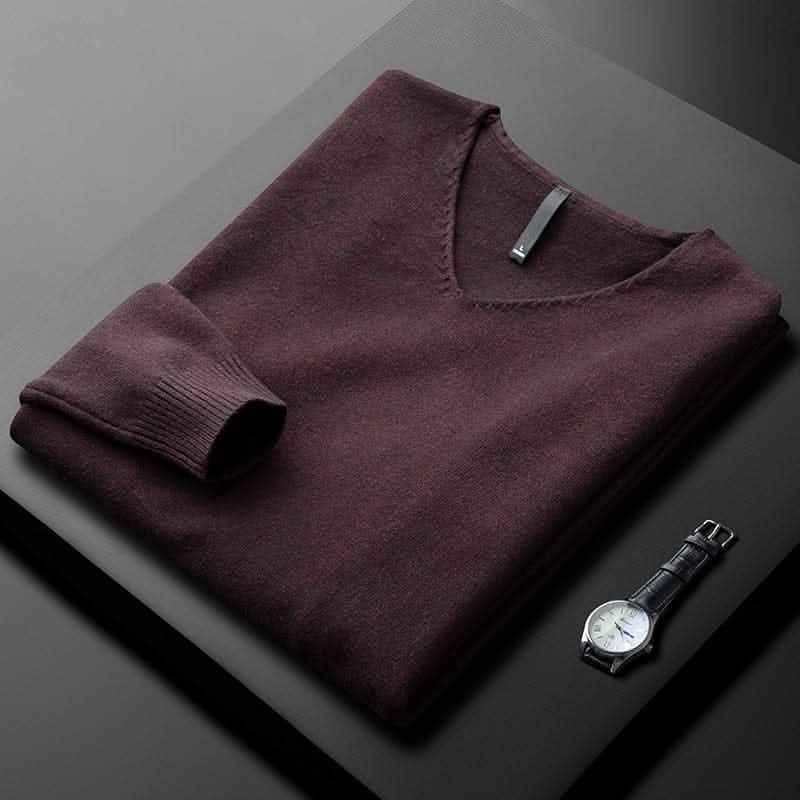Harbour – sweter kaszmirowy v-neck