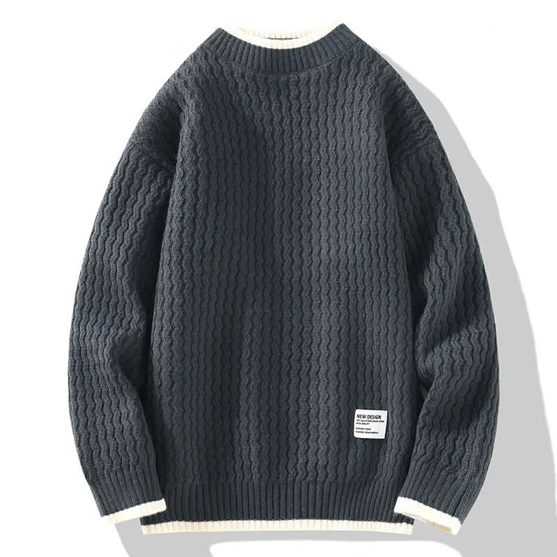 Sweter RHETTFORD z warkoczowym splotem
