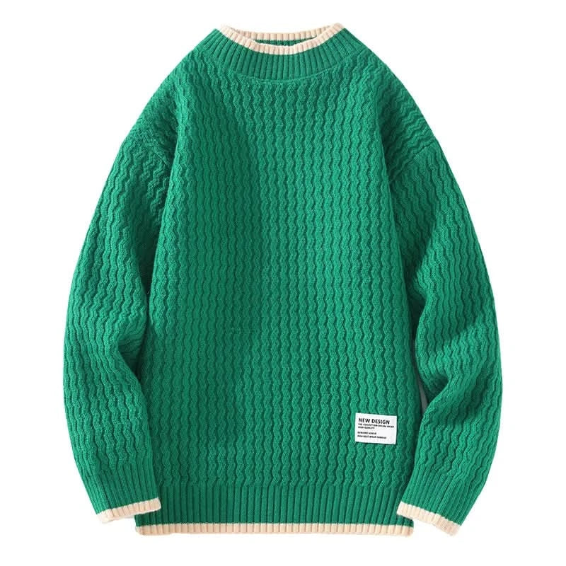 Sweter RHETTFORD z warkoczowym splotem
