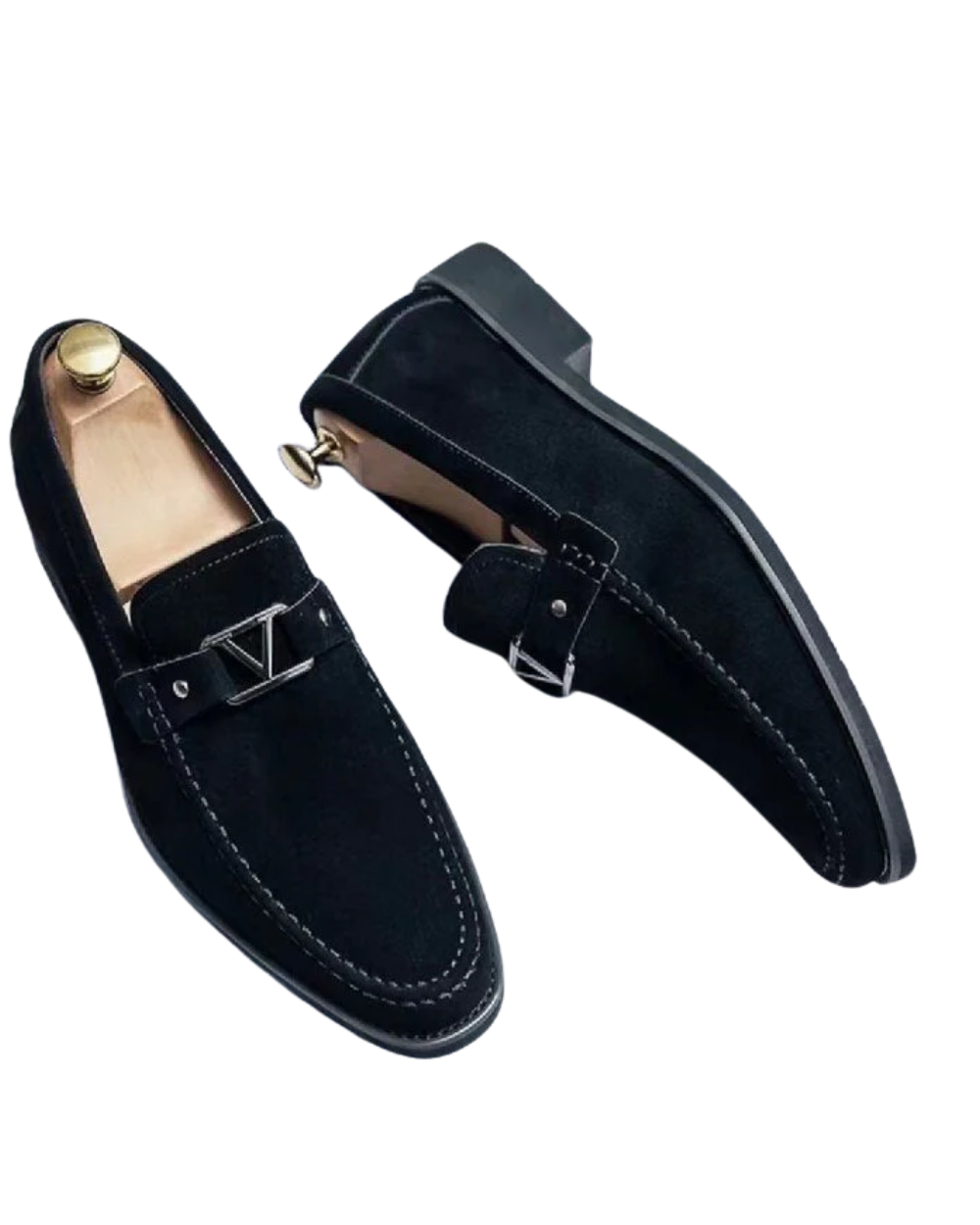 Greta™ Eleganckie Z Geometryczną Klamrą Loafersy
