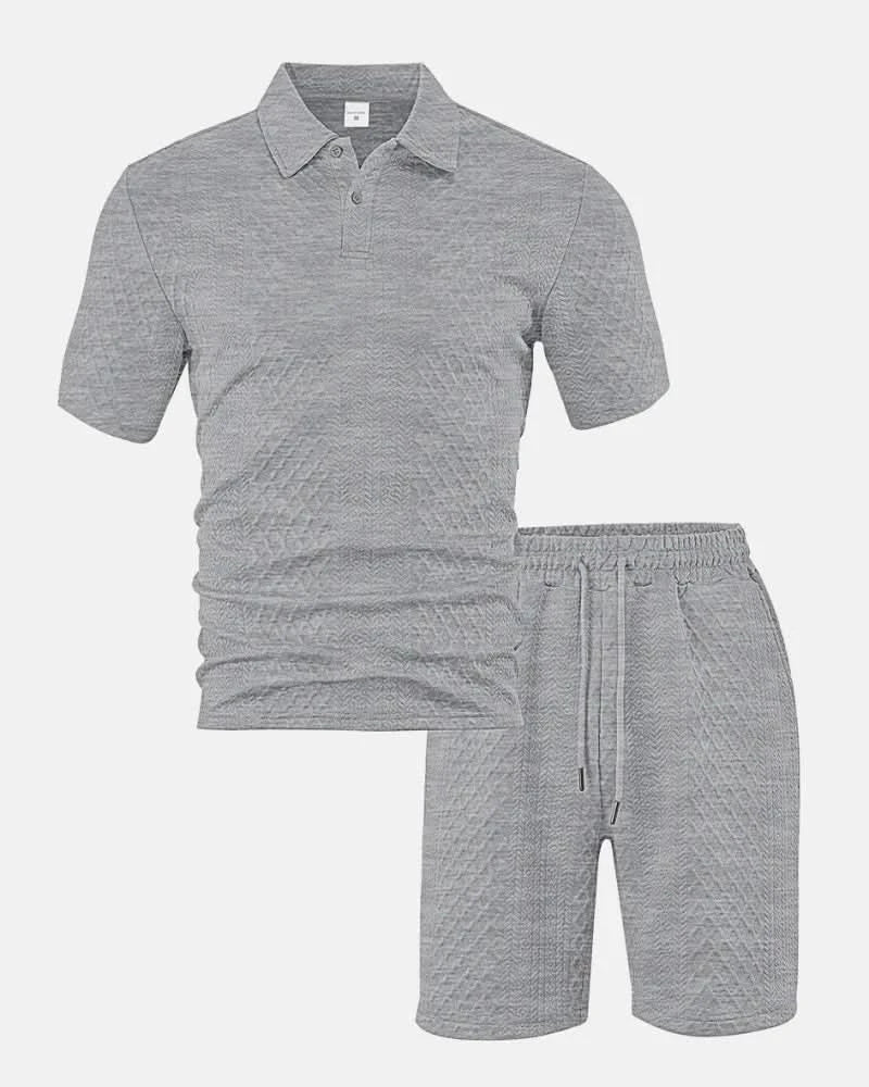 PORTWELL DIAMOND dzianinowy komplet polo