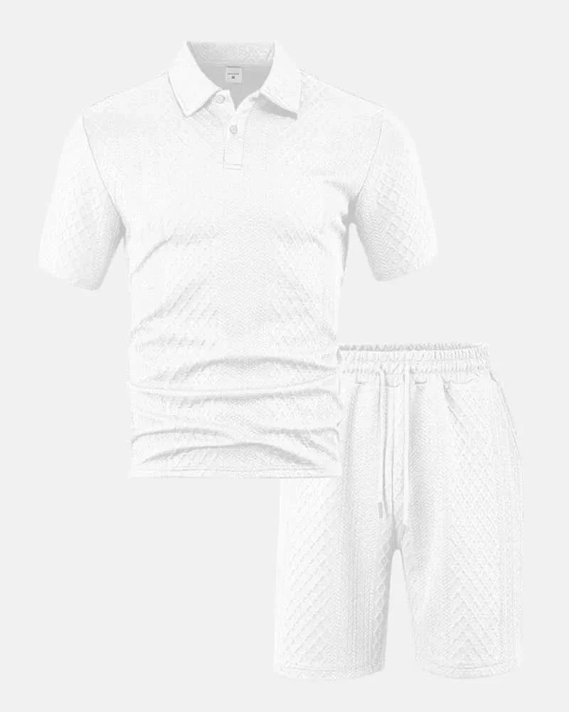 PORTWELL DIAMOND dzianinowy komplet polo
