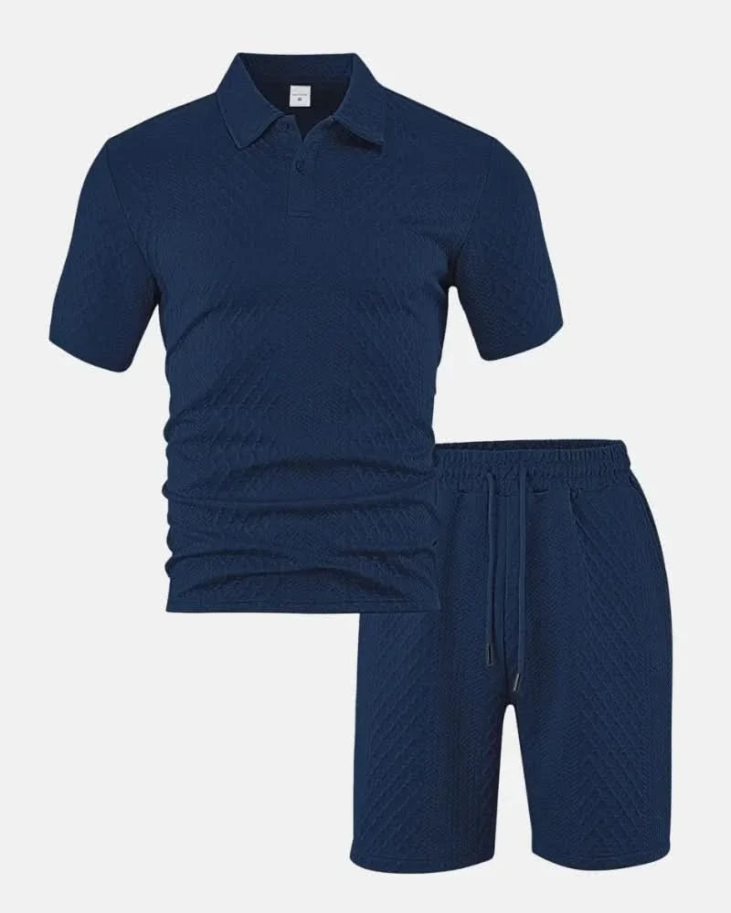PORTWELL DIAMOND dzianinowy komplet polo
