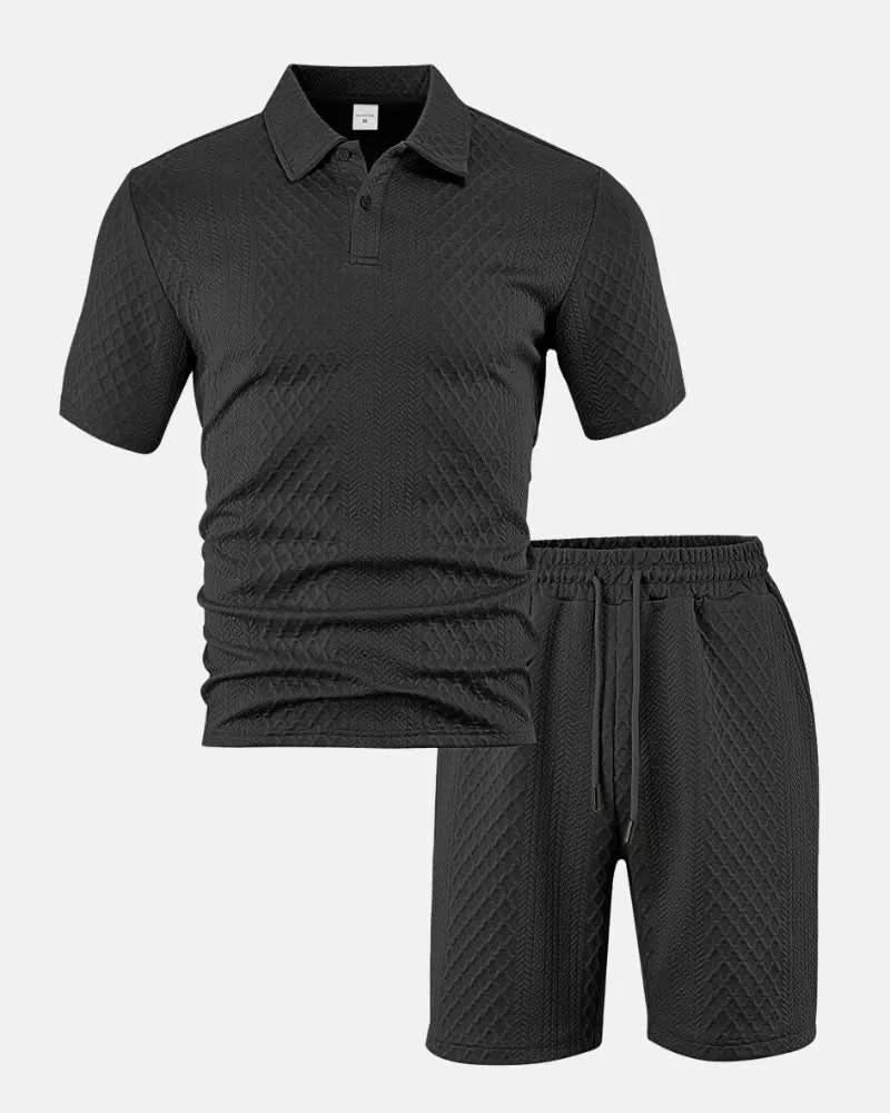 PORTWELL DIAMOND dzianinowy komplet polo