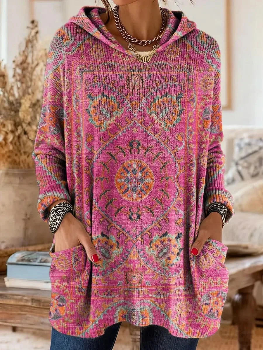 LOWENNA Tunika Boho z Kapturem