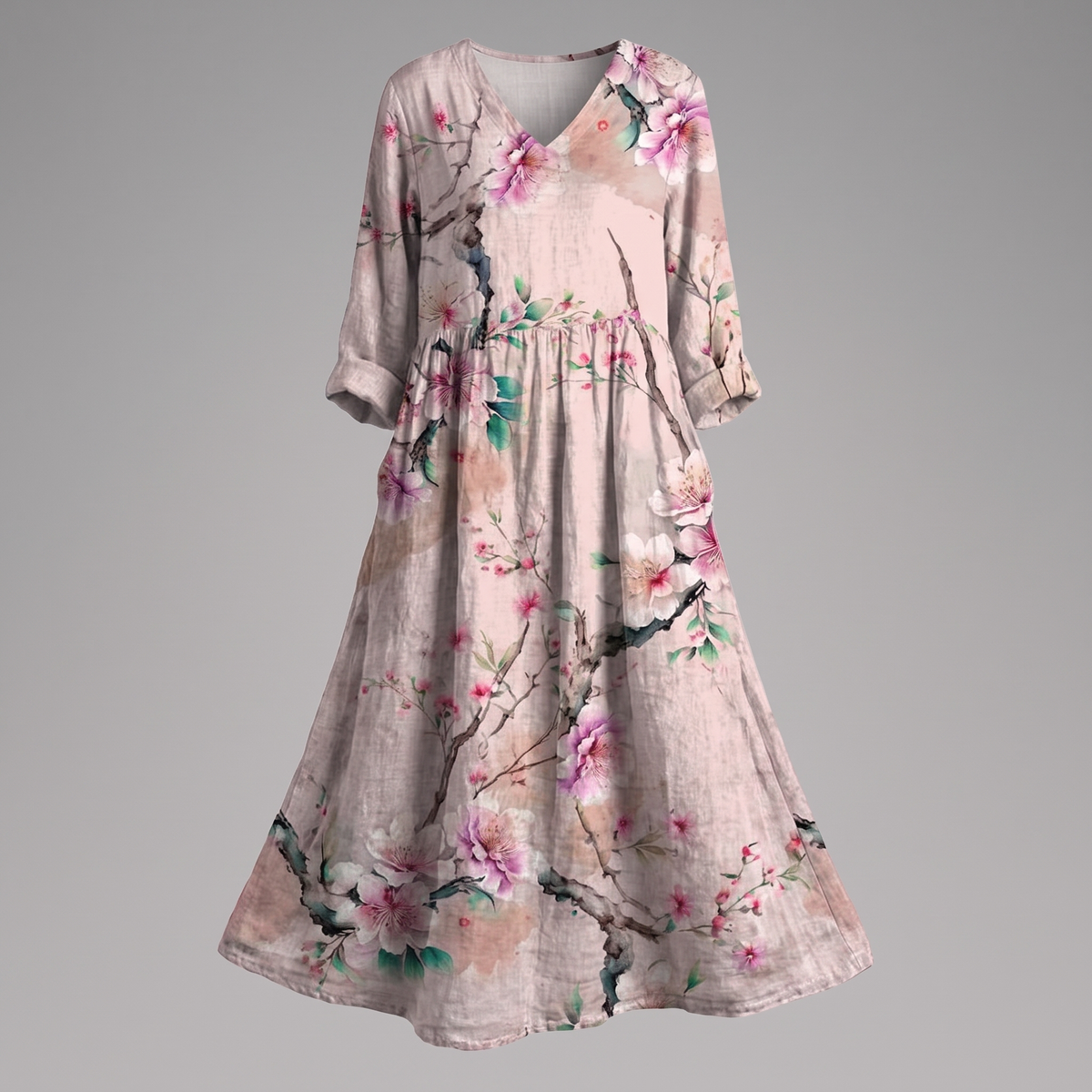 ALINA Blossom sukienka midi